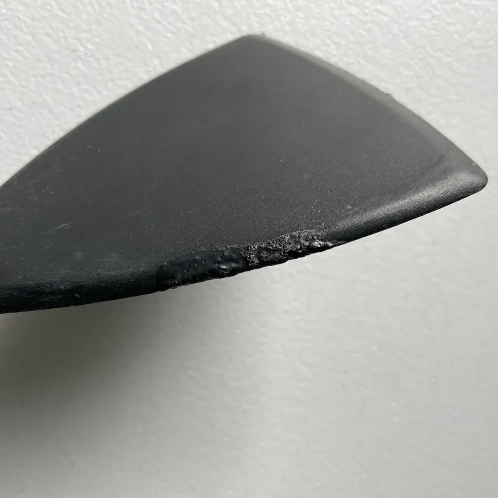 Rubbermaid Black Nylon Turner Spatula Rubber Hand Grip Kitchen Cooking Utensil